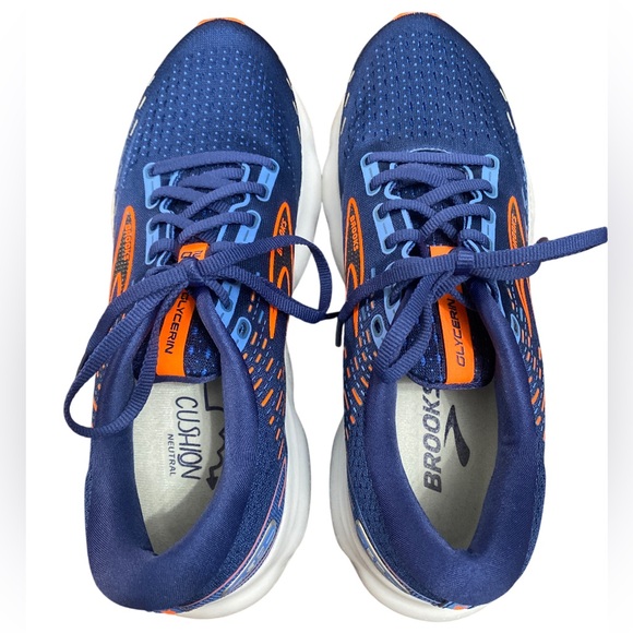 Brooks Glycerin 2.0 Men’s Running Athletic Shoes Blue Orange - Picture 11 of 11